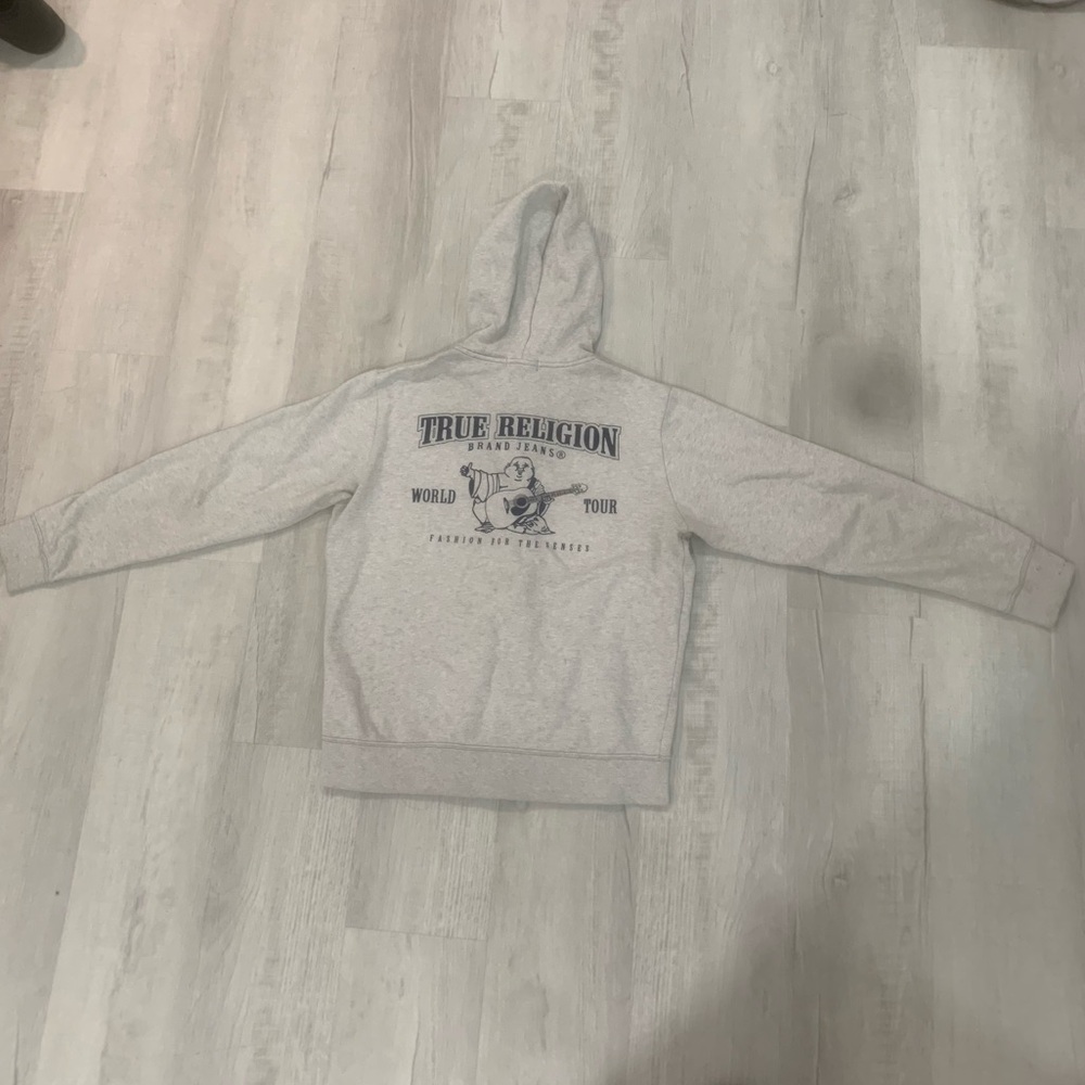 True Religion Buddha Logo Zip Up